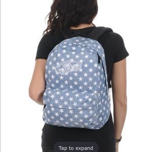 Vans Washed Denim- Blue Stars Realm Backpack